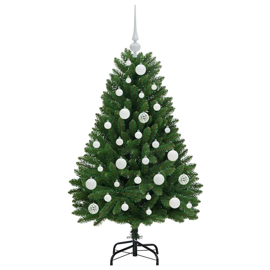 Sapin de Noël artificiel avec 150 LED Vert 120 cm PVC et métal - XIOS