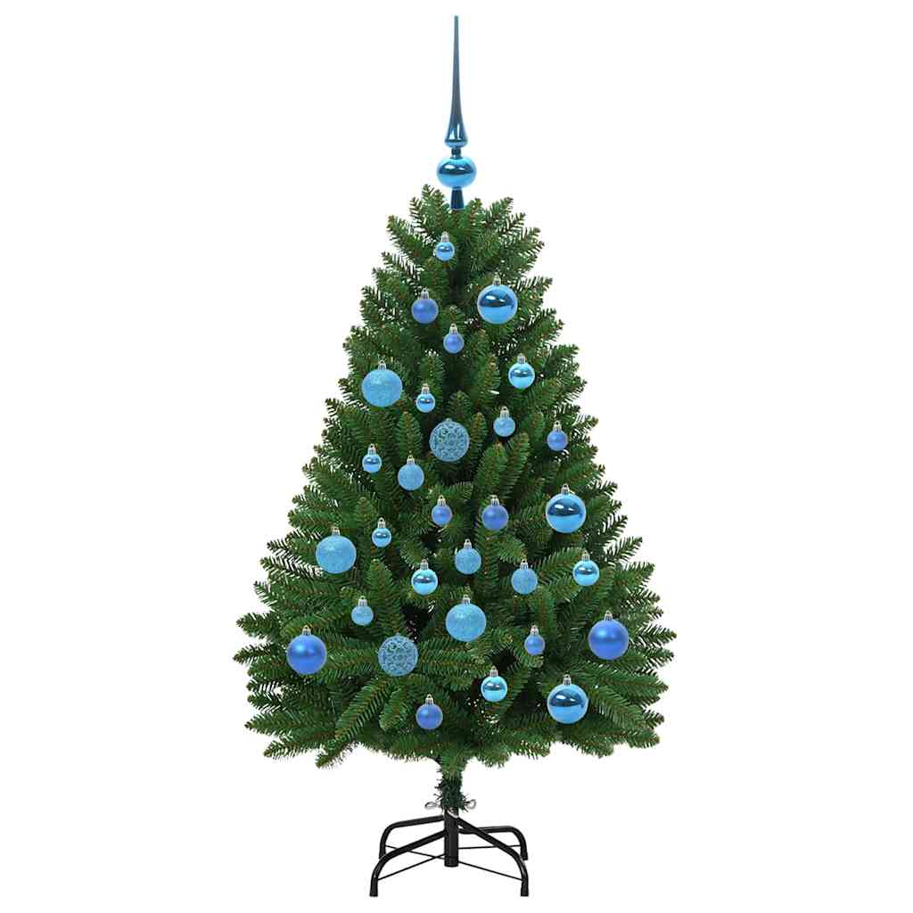 Sapin de Noël artificiel avec 150 LED Vert 120 cm PVC et métal - XIOS