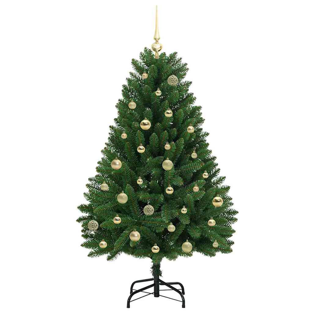 Sapin de Noël artificiel avec 150 LED Vert 150 cm PVC et métal - XIOS