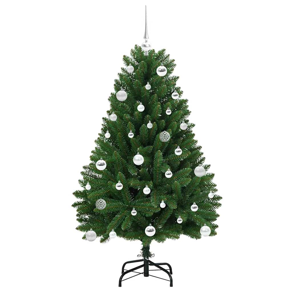 Sapin de Noël artificiel avec 150 LED Vert 150 cm PVC et métal - XIOS