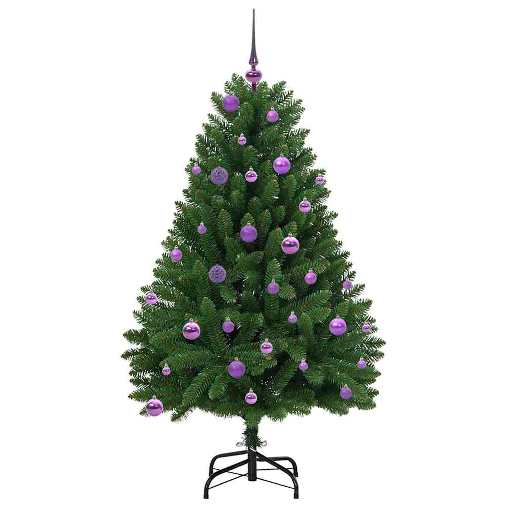 Sapin de Noël artificiel avec 150 LED Vert 150 cm PVC et métal - XIOS