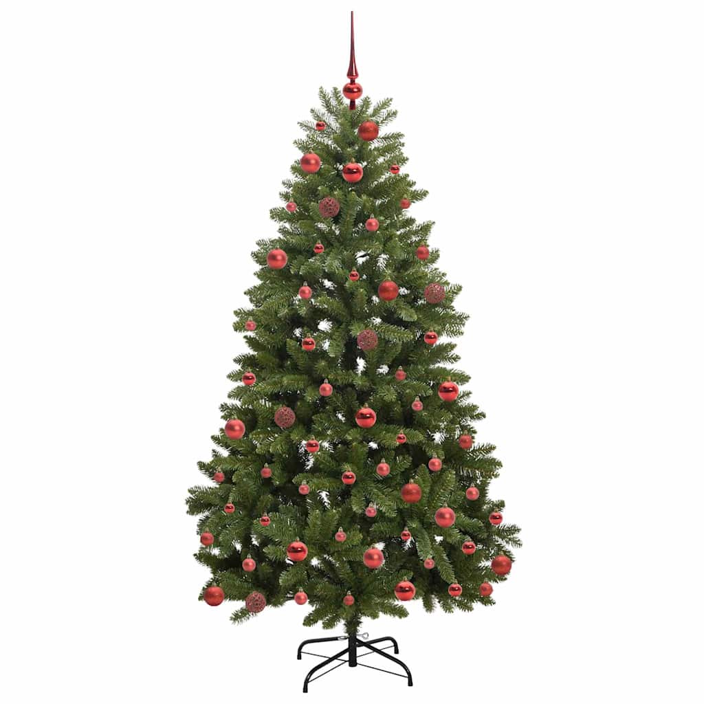 Sapin de Noël artificiel avec 300 LED Vert 180 cm PVC et métal - XIOS