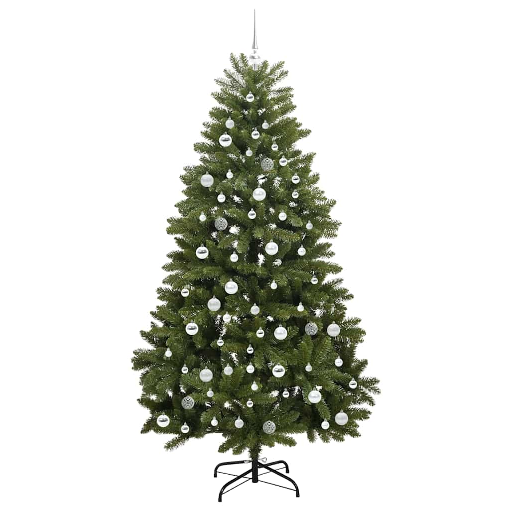 Sapin de Noël artificiel avec 300 LED Vert 210 cm PVC et métal - XIOS