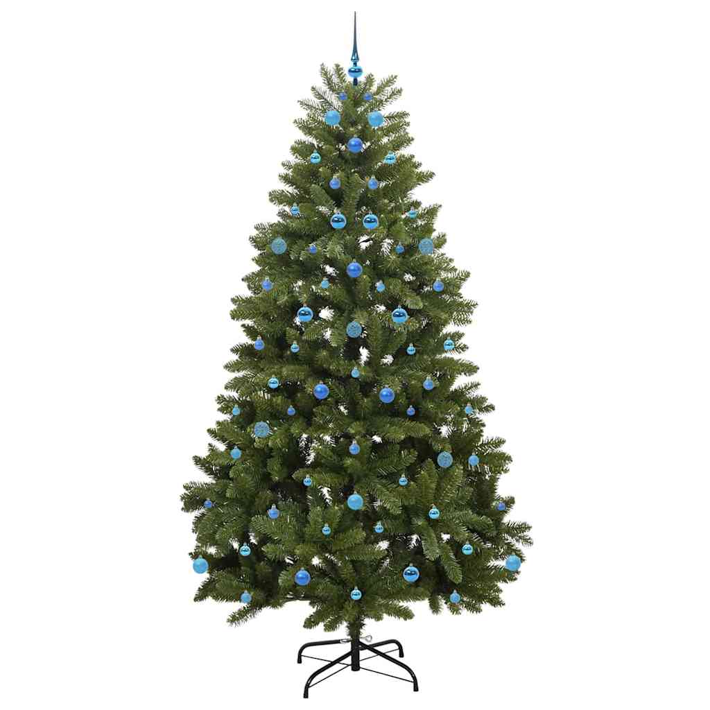 Sapin de Noël artificiel avec 300 LED Vert 240 cm PVC et métal - XIOS
