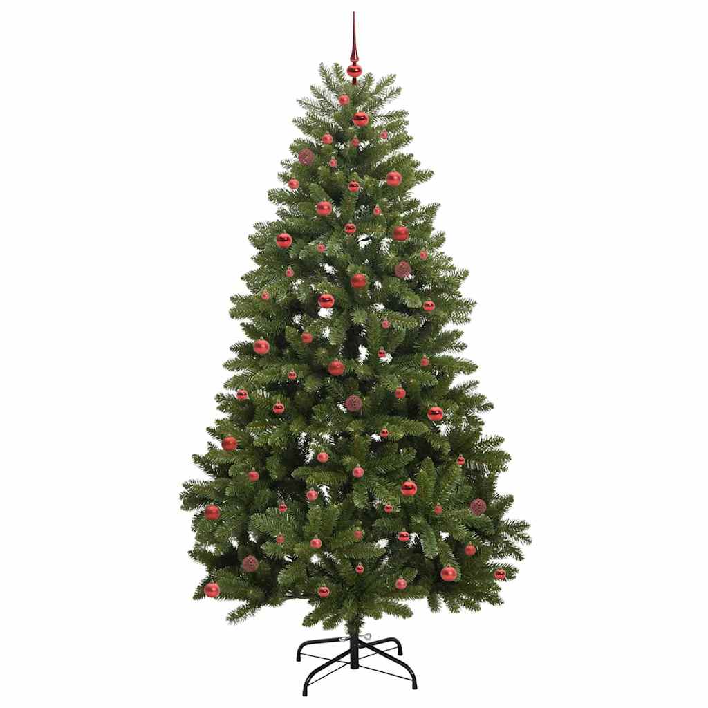 Sapin de Noël artificiel avec 300 LED Vert 270 cm PVC et métal - XIOS