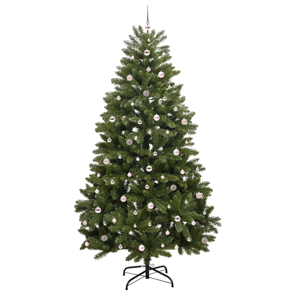 Sapin de Noël artificiel avec 300 LED Vert 270 cm PVC et métal - XIOS
