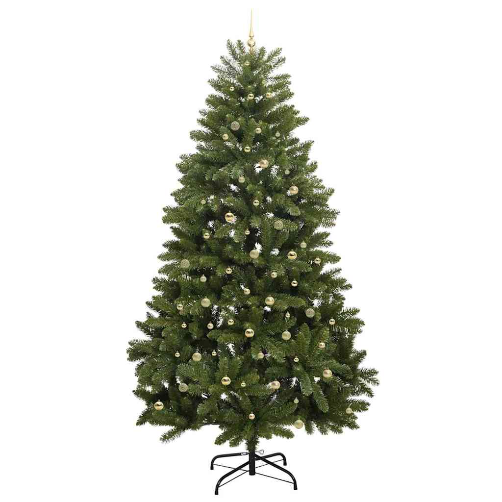Sapin de Noël artificiel avec 300 LED Vert 270 cm PVC et métal - XIOS