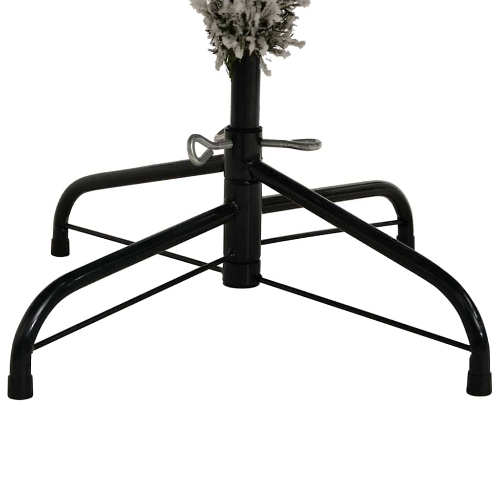 Sapin de Noël artificiel Vert et blanc 240 cm PVC et métal - XIOS