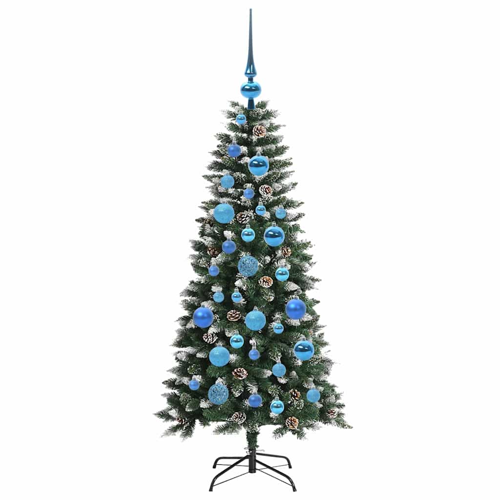 Sapin de Noël artificiel Vert 120 cm PVC, plastique et acier - XIOS
