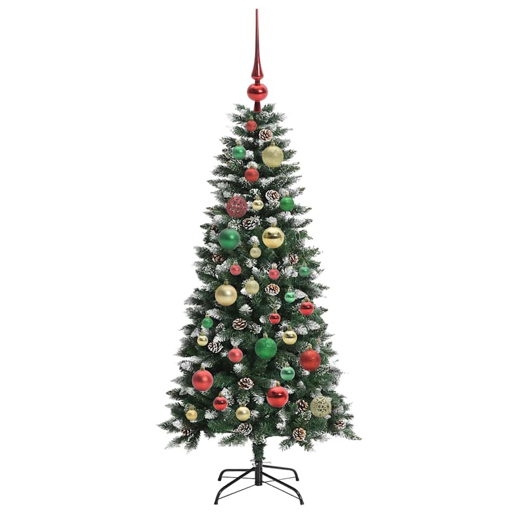 Sapin de Noël artificiel Vert 120 cm PVC, plastique et acier - XIOS