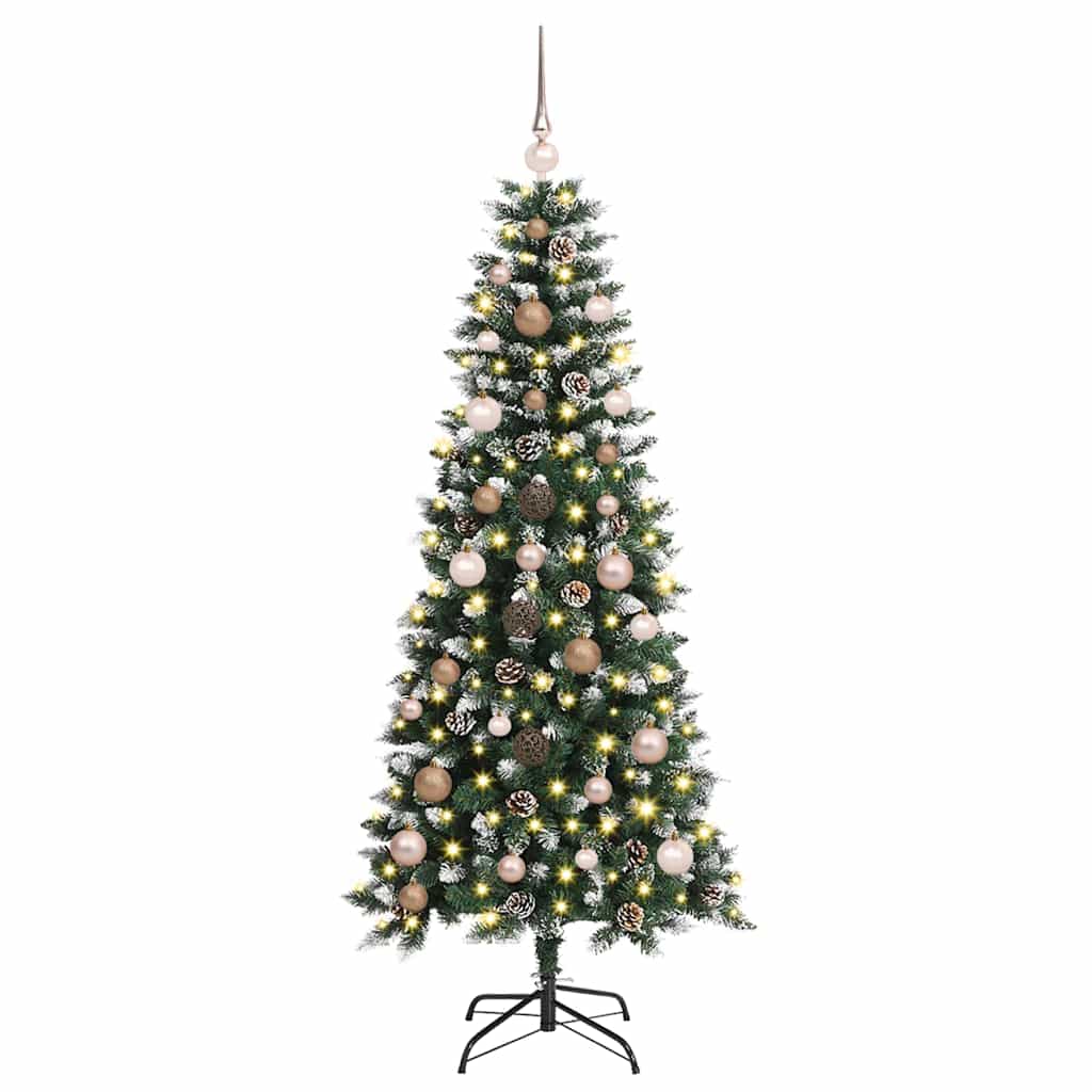 Sapin de Noël artificiel Vert 150 cm PVC, plastique et acier - XIOS