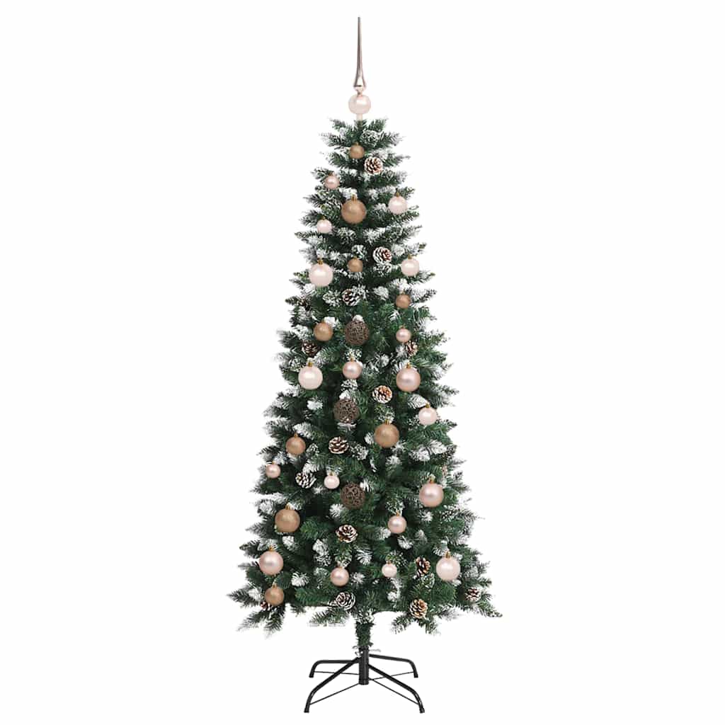 Sapin de Noël artificiel Vert 150 cm PVC, plastique et acier - XIOS