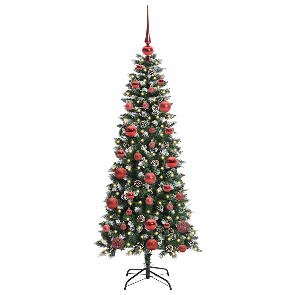 Sapin de Noël artificiel avec 150 LED Vert 66 x 66 x 150 cm - XIOS