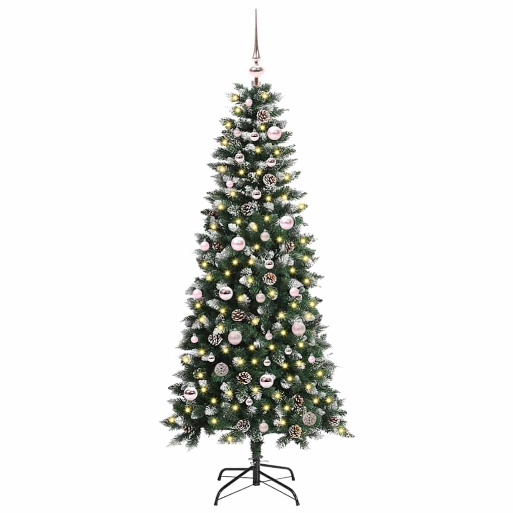 Sapin de Noël artificiel avec 150 LED Vert 66 x 66 x 150 cm - XIOS