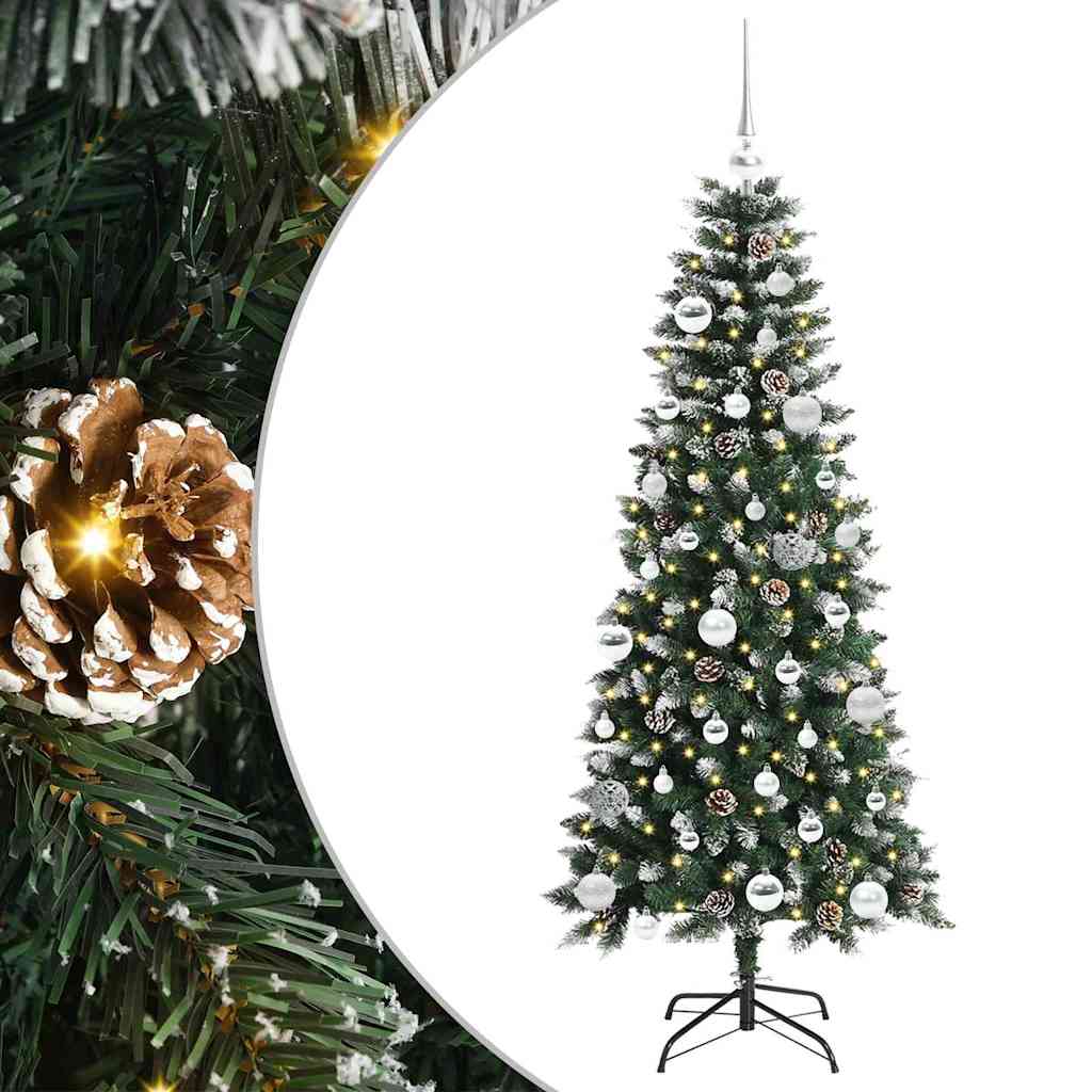 Sapin de Noël artificiel Vert 150 cm PVC, plastique et acier - XIOS
