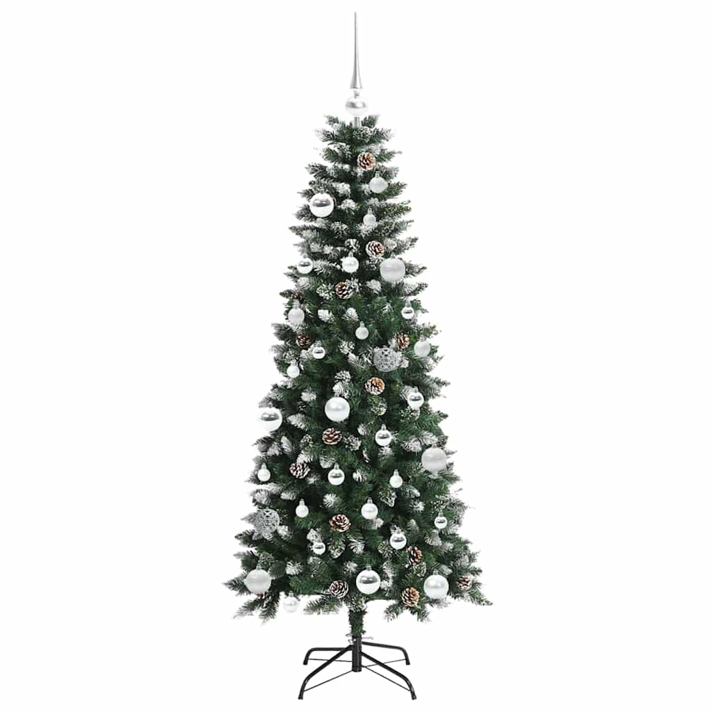 Sapin de Noël artificiel Vert 150 cm PVC, plastique et acier - XIOS