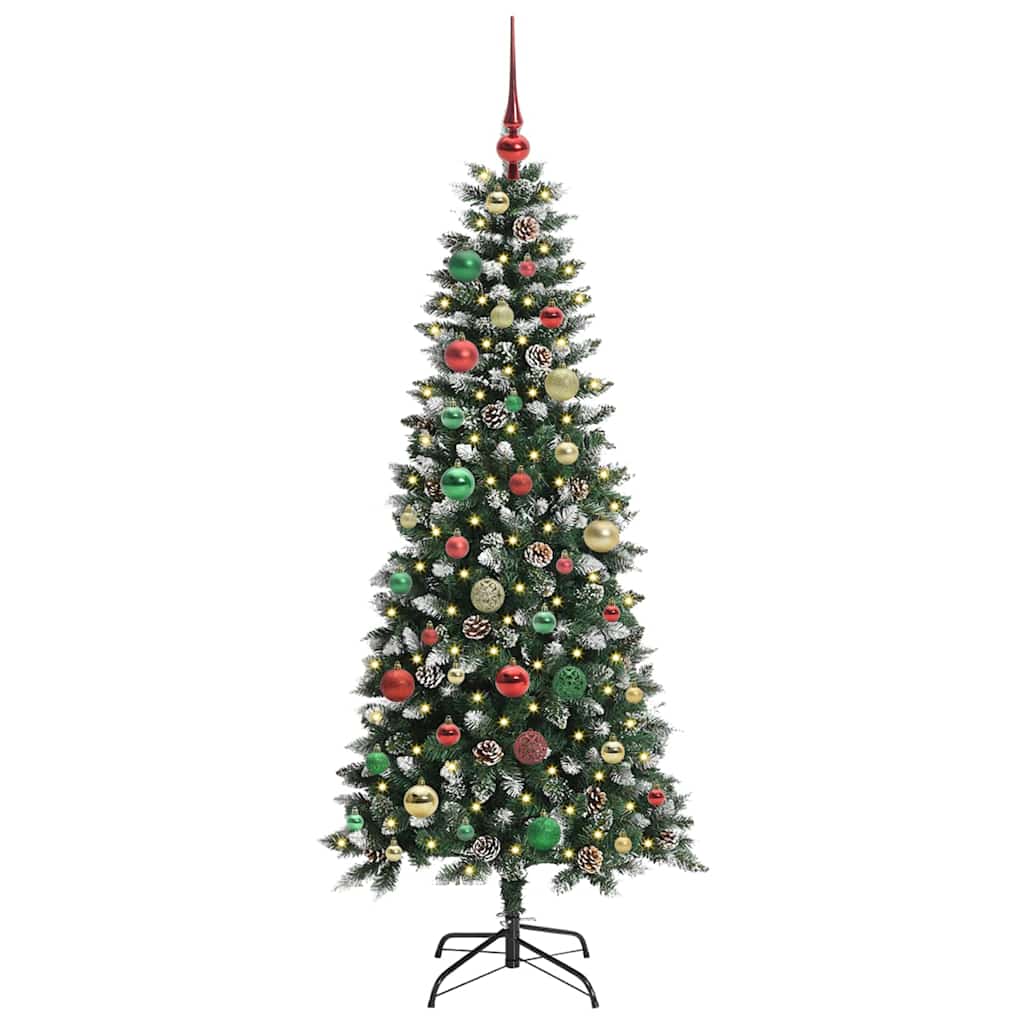 Sapin de Noël artificiel avec 150 LED Vert 66 x 66 x 150 cm - XIOS