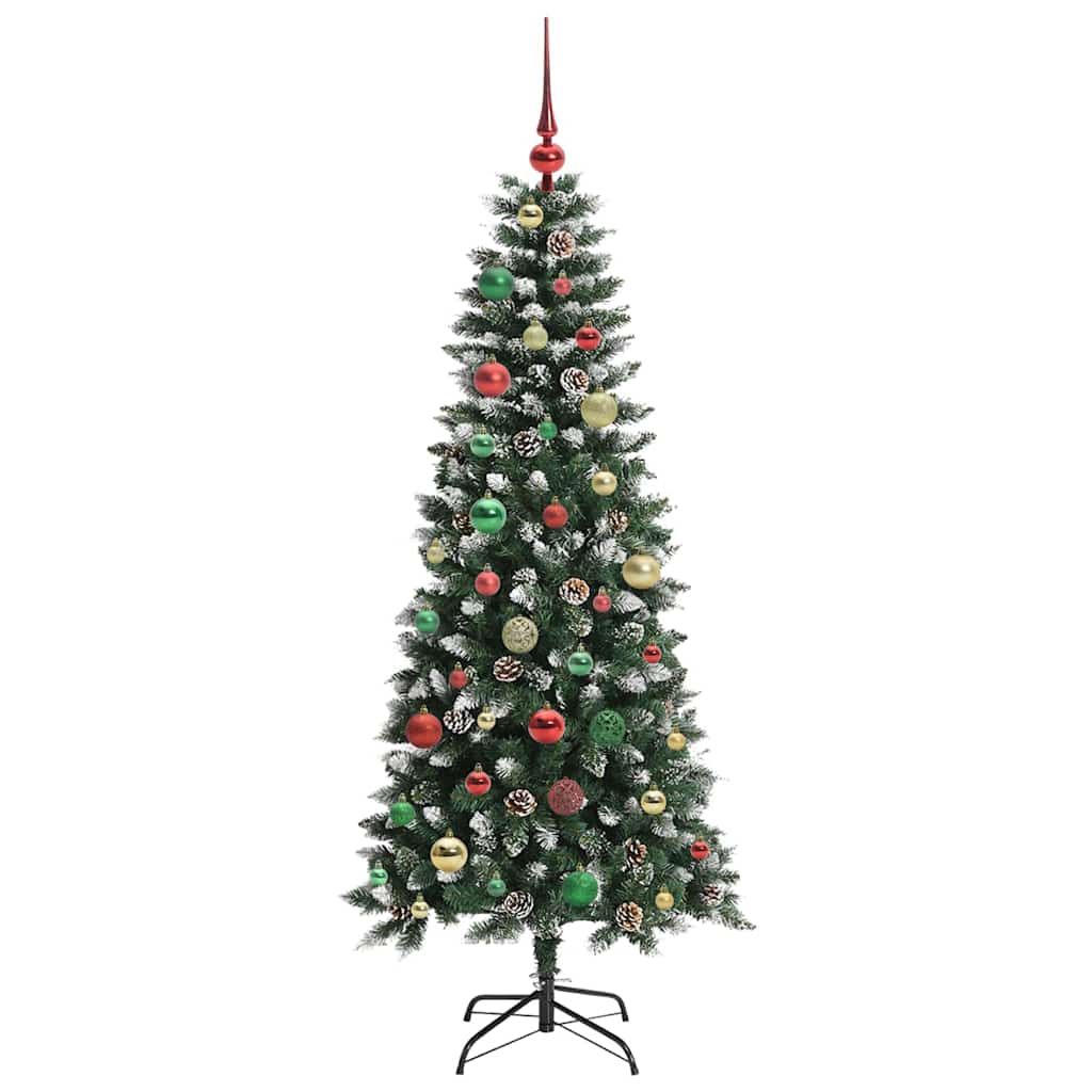 Sapin de Noël artificiel Vert 150 cm PVC, plastique et acier - XIOS