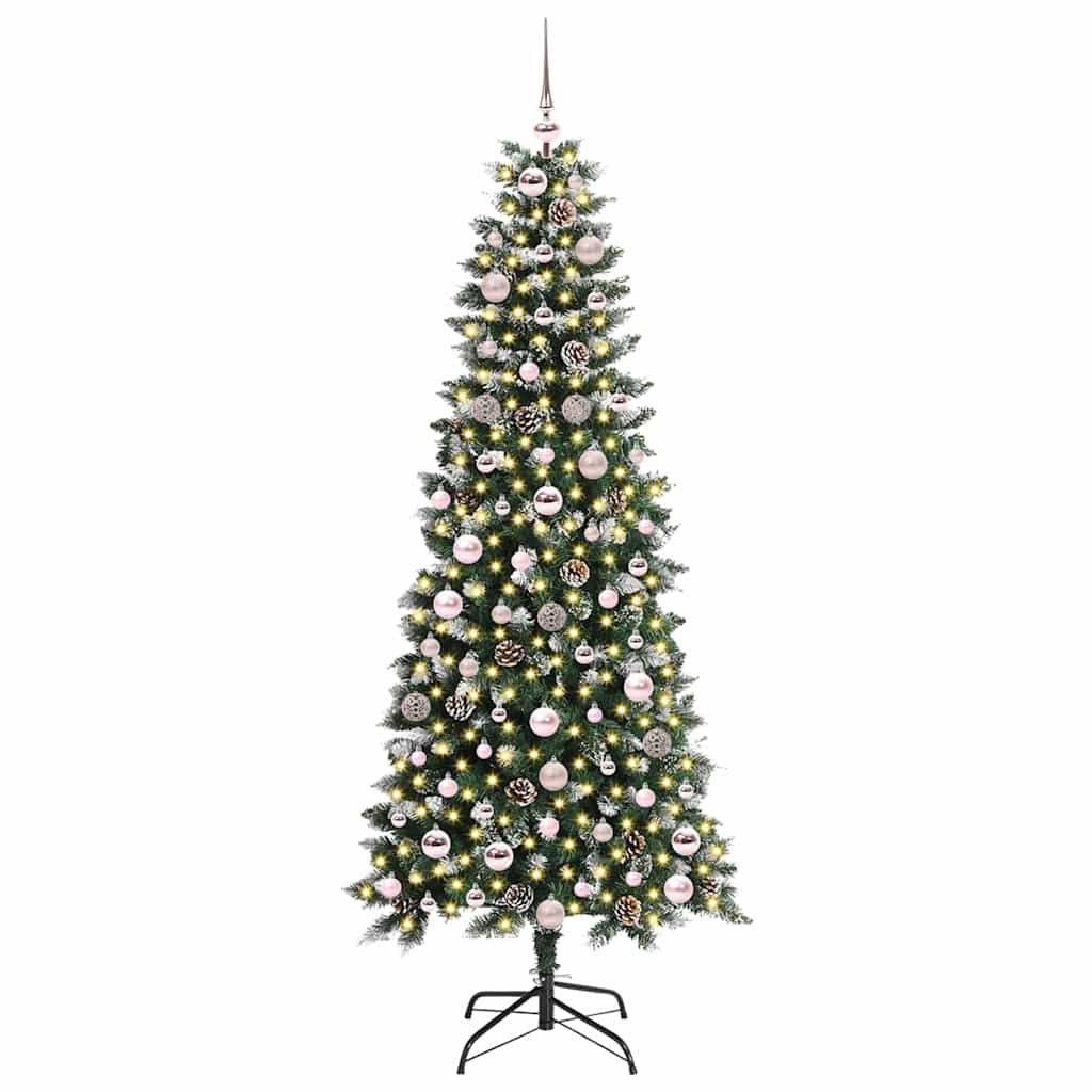 Sapin de Noël artificiel avec 300 LED Vert 76 x 76 x 180 cm - XIOS