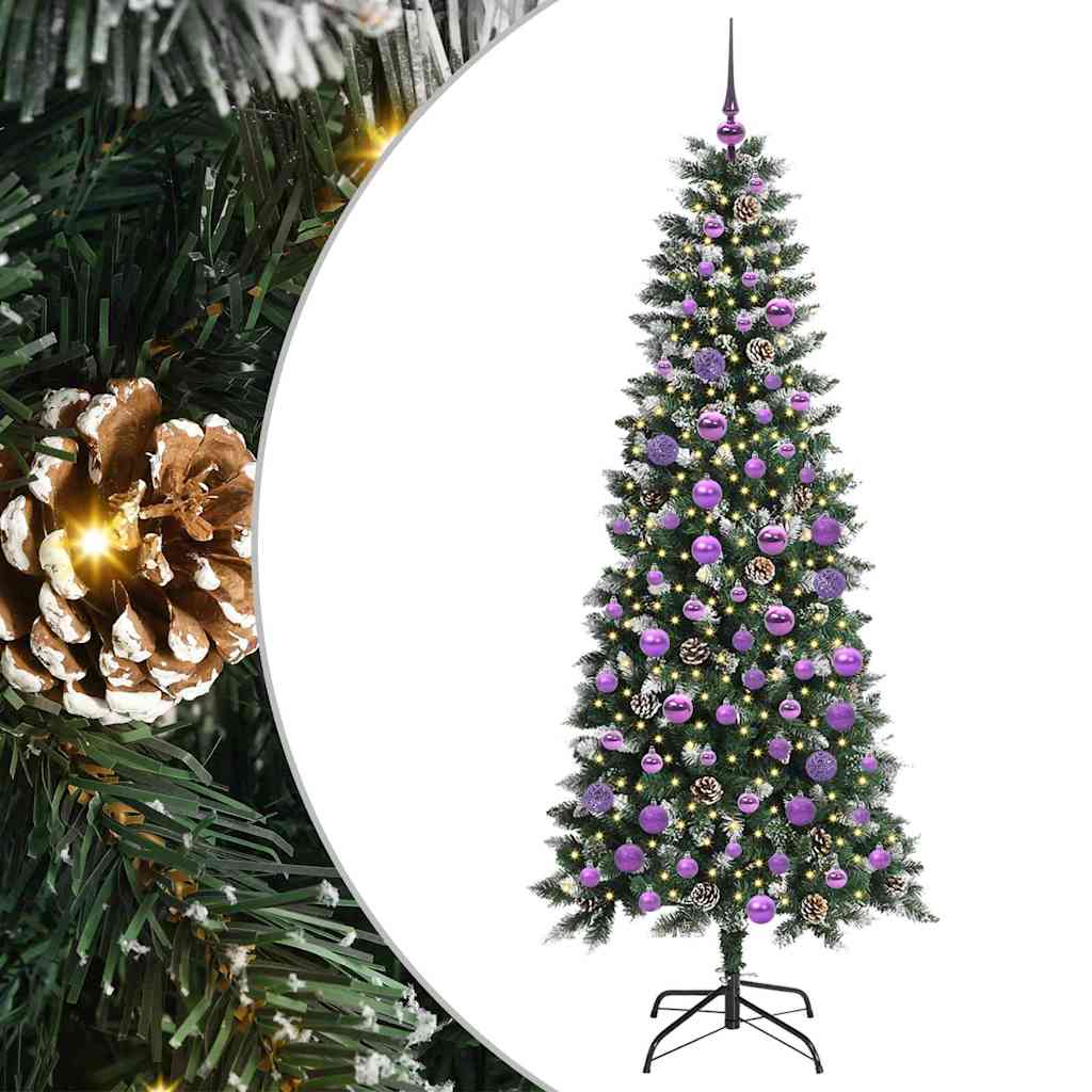 Sapin de Noël artificiel avec 300 LED Vert 76 x 76 x 180 cm - XIOS