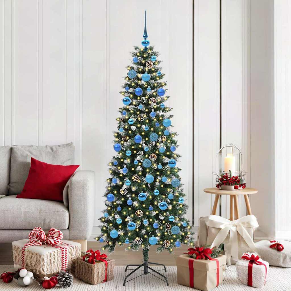 Sapin de Noël artificiel avec 300 LED Vert 76 x 76 x 180 cm - XIOS