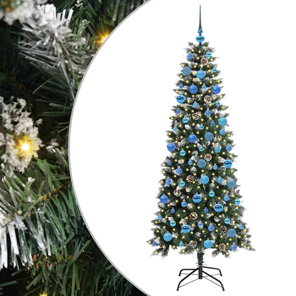 Sapin de Noël artificiel avec 300 LED Vert 76 x 76 x 180 cm - XIOS
