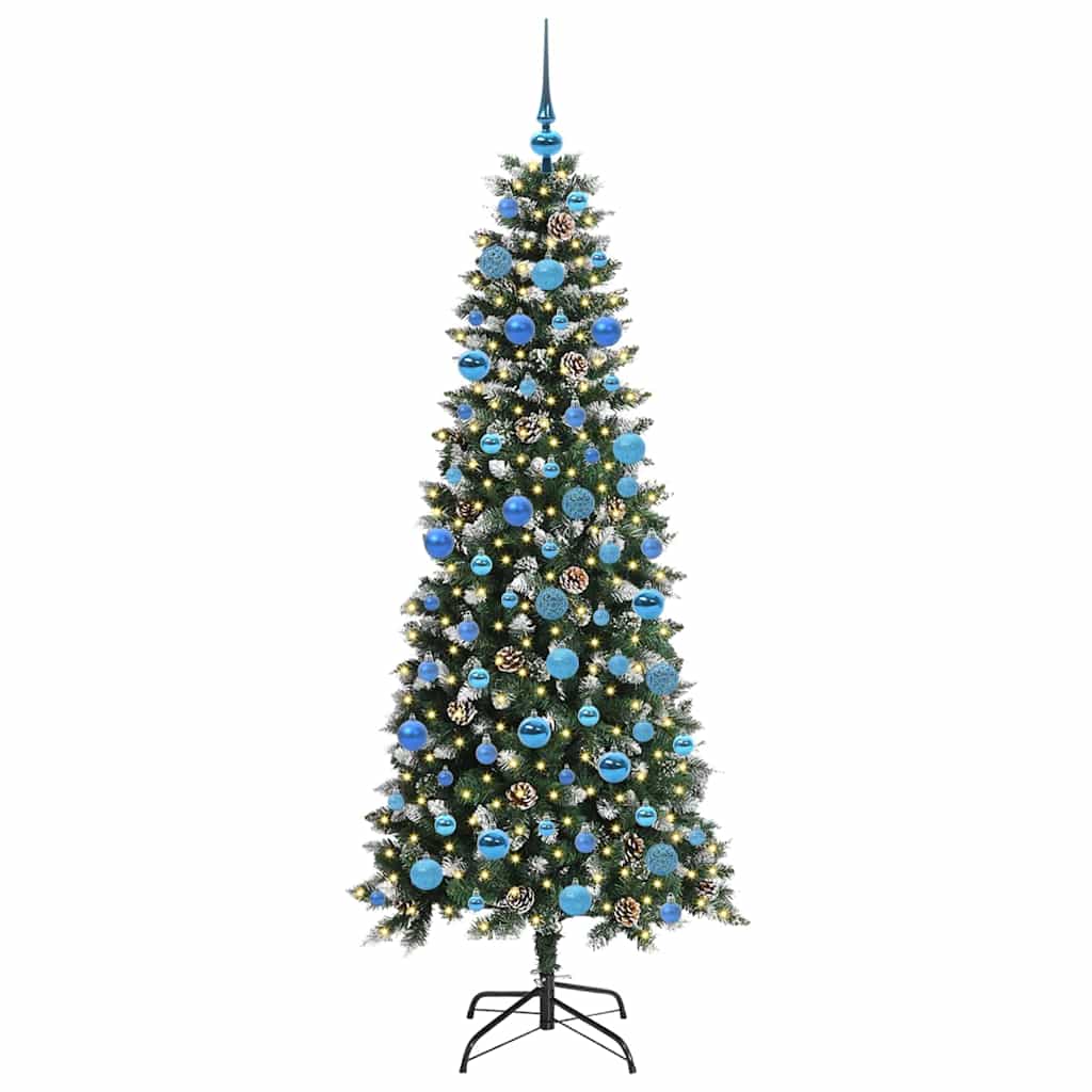 Sapin de Noël artificiel avec 300 LED Vert 76 x 76 x 180 cm - XIOS