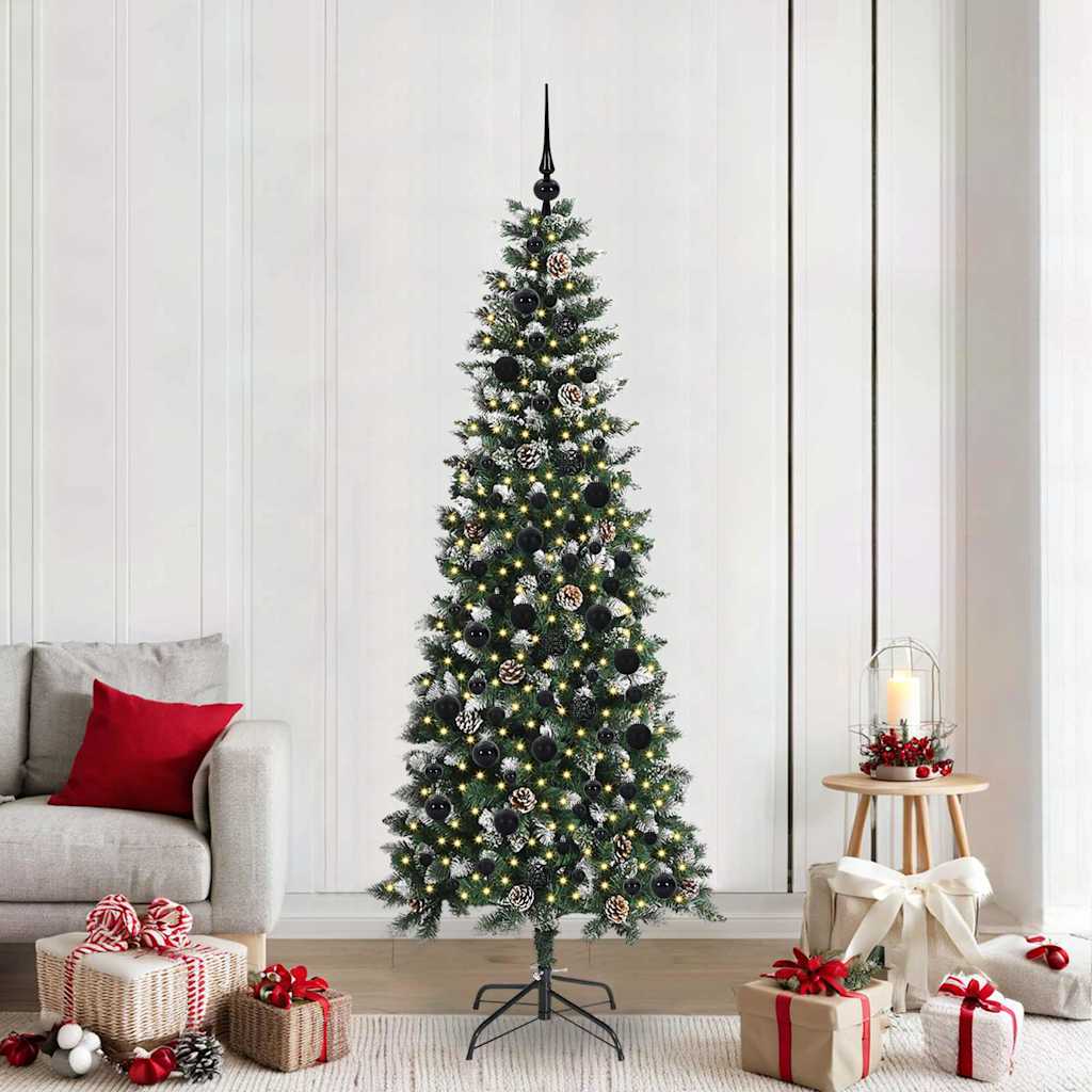 Sapin de Noël artificiel avec 300 LED Vert 86 x 86 x 210 cm - XIOS