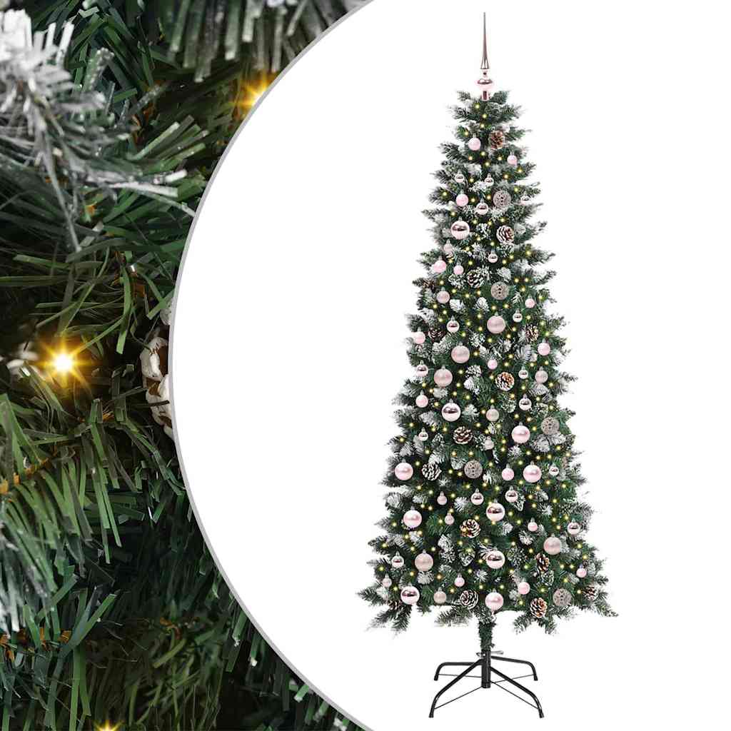 Sapin de Noël artificiel avec 300 LED Vert 86 x 86 x 210 cm - XIOS