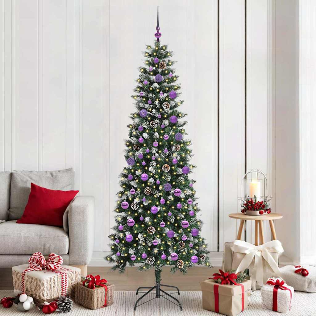 Sapin de Noël artificiel avec 300 LED Vert 86 x 86 x 210 cm - XIOS