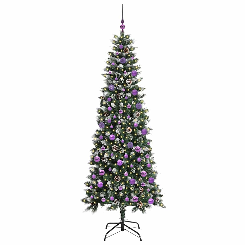 Sapin de Noël artificiel avec 300 LED Vert 86 x 86 x 210 cm - XIOS