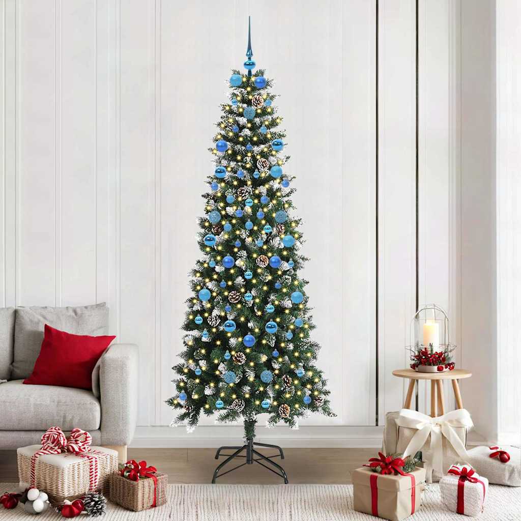 Sapin de Noël artificiel avec 300 LED Vert 86 x 86 x 210 cm - XIOS