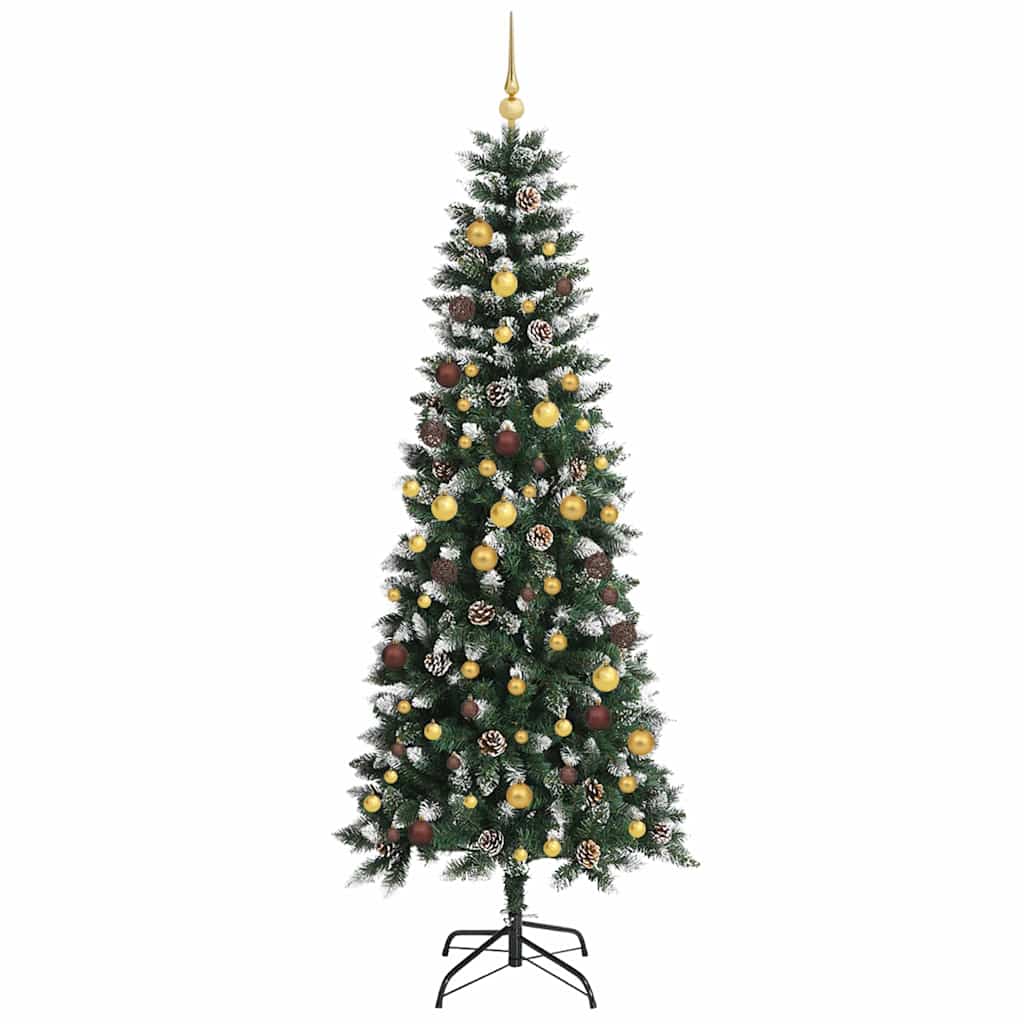 Sapin de Noël artificiel Vert 240 cm PVC, plastique et acier