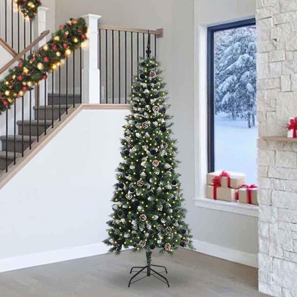 Sapin de Noël artificiel avec 300 LED Vert 96 x 96 x 240 cm - XIOS