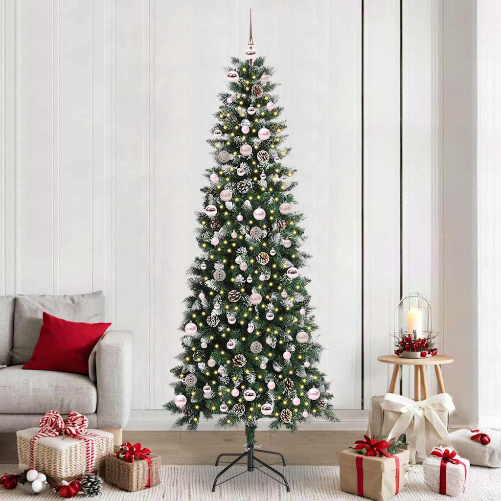 Sapin de Noël artificiel avec 300 LED Vert 96 x 96 x 240 cm - XIOS