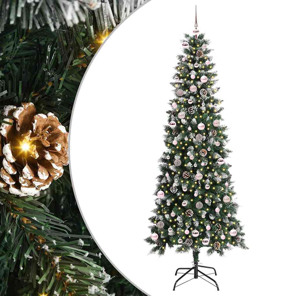 Sapin de Noël artificiel avec 300 LED Vert 96 x 96 x 240 cm - XIOS