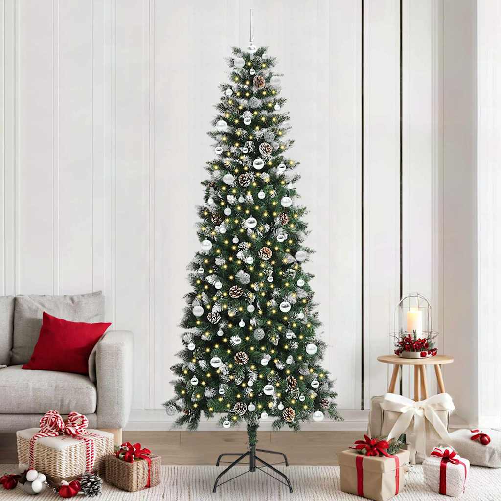 Sapin de Noël artificiel avec 300 LED Vert 96 x 96 x 240 cm - XIOS