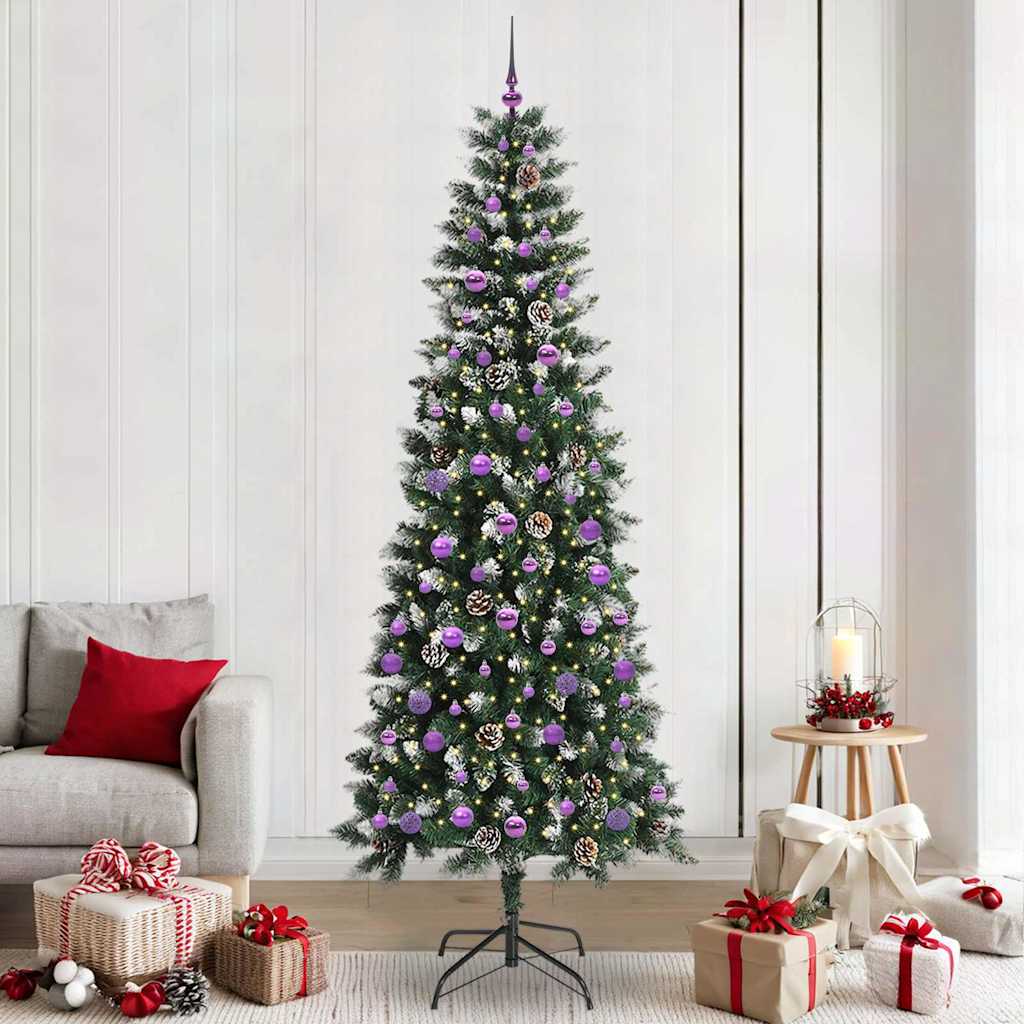 Sapin de Noël artificiel avec 300 LED Vert 96 x 96 x 240 cm - XIOS