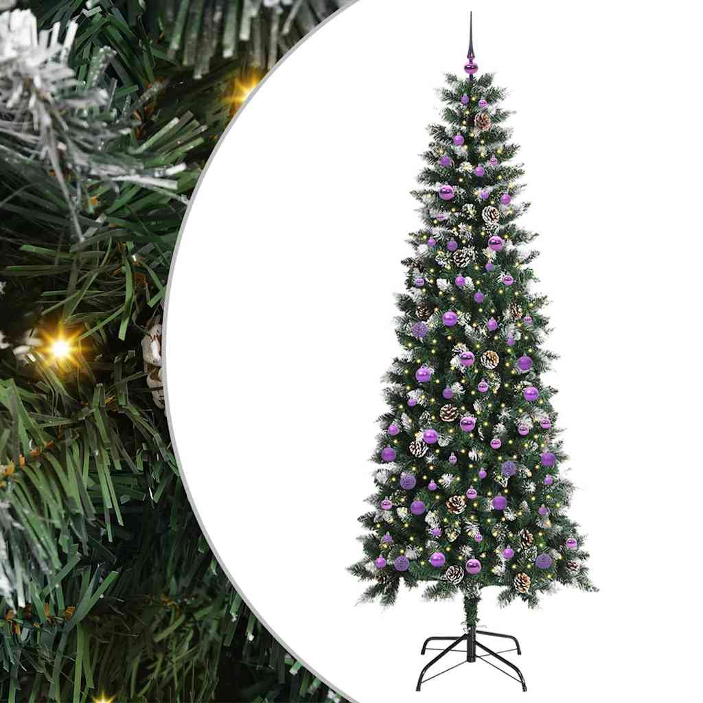 Sapin de Noël artificiel avec 300 LED Vert 96 x 96 x 240 cm - XIOS