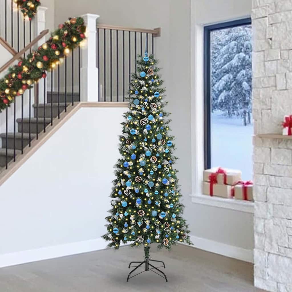 Sapin de Noël artificiel avec 300 LED Vert 96 x 96 x 240 cm - XIOS