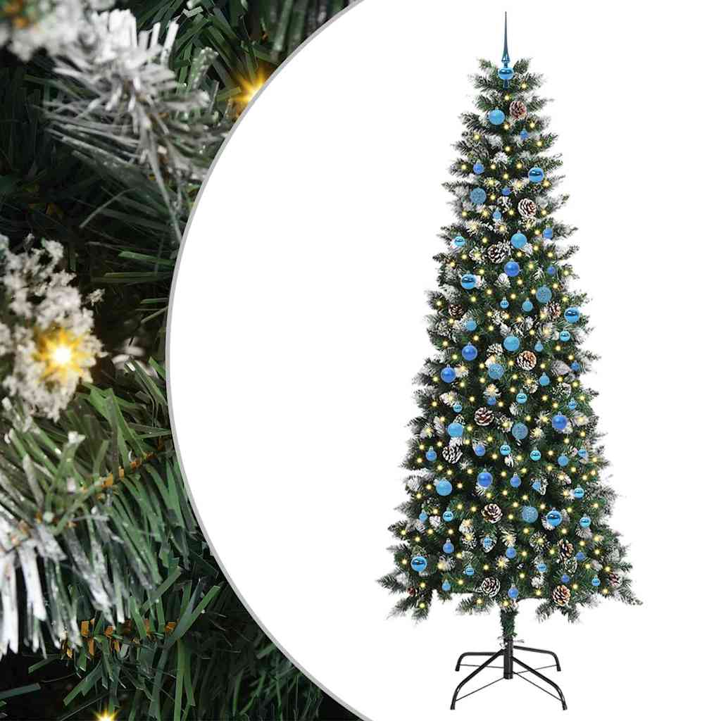 Sapin de Noël artificiel avec 300 LED Vert 96 x 96 x 240 cm - XIOS