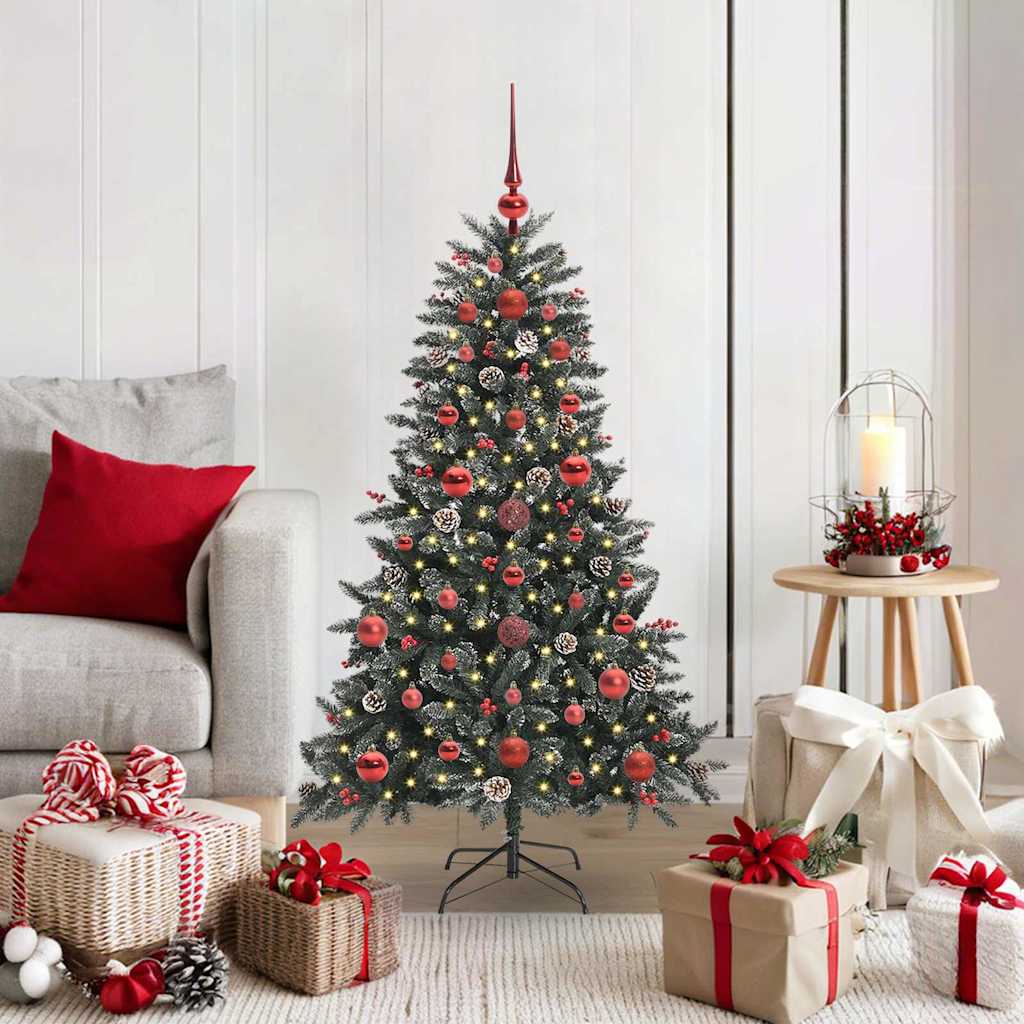 Sapin de Noël artificiel avec 150 LED Vert 68 x 68 x 120 cm - XIOS