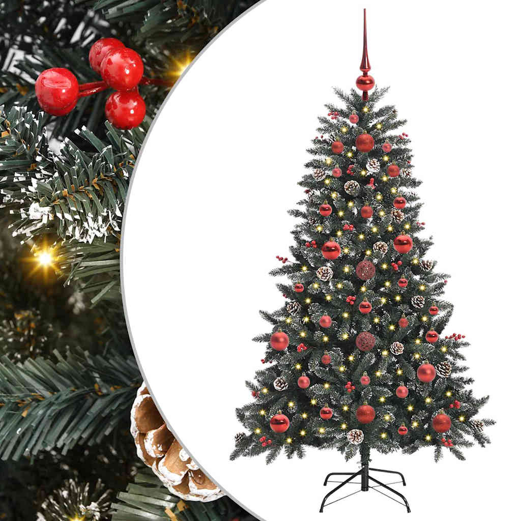 Sapin de Noël artificiel avec 150 LED Vert 68 x 68 x 120 cm - XIOS