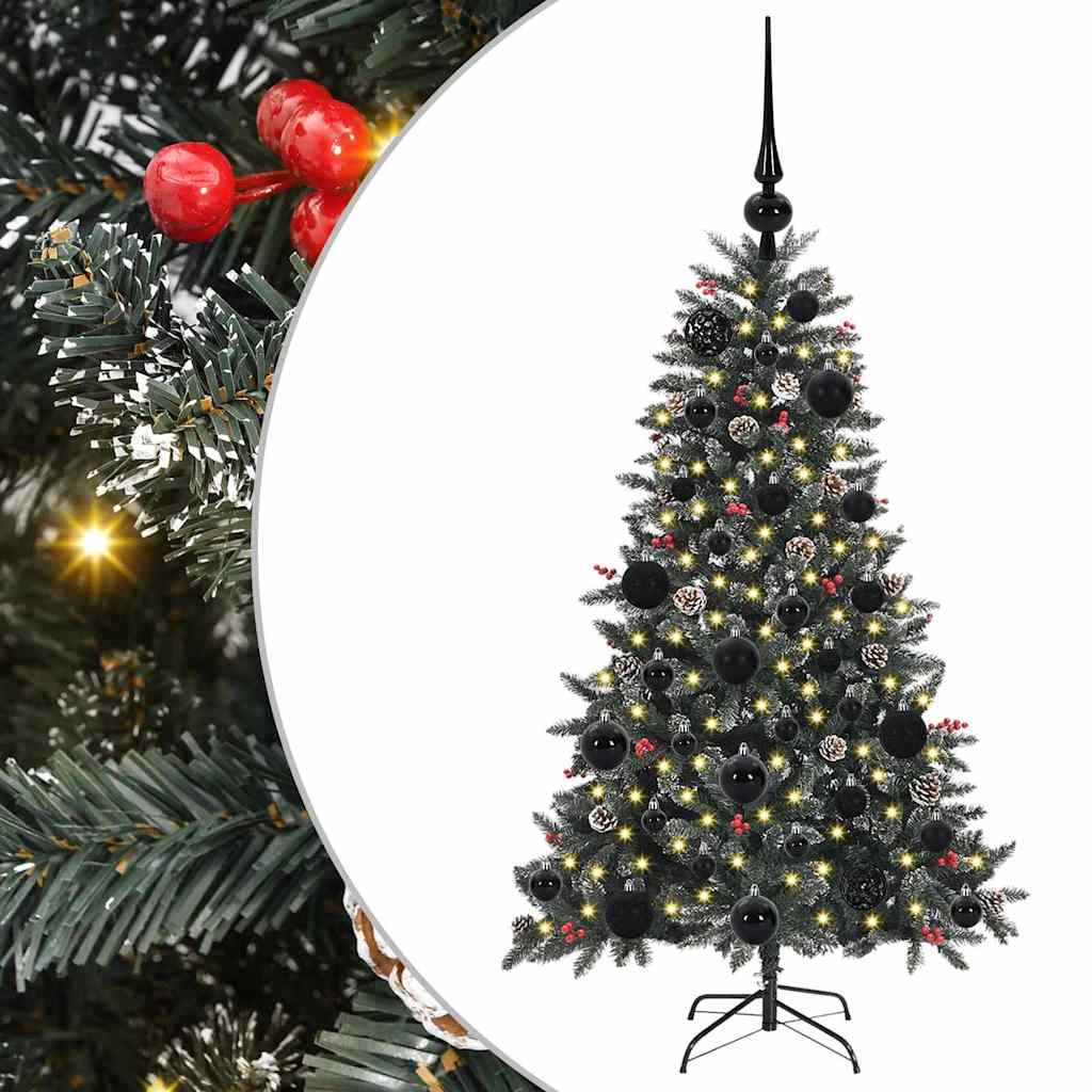 Sapin de Noël artificiel avec 150 LED Vert 68 x 68 x 120 cm - XIOS