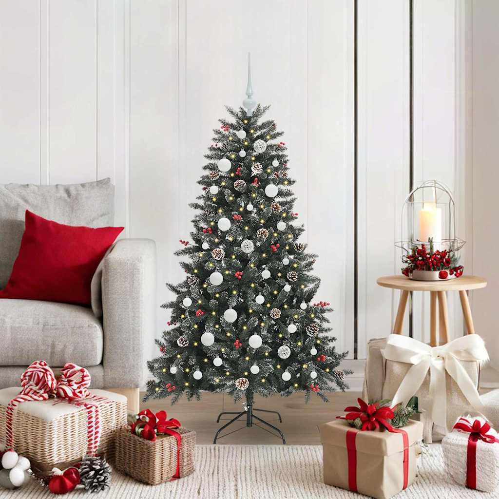 Sapin de Noël artificiel avec 150 LED Vert 68 x 68 x 120 cm - XIOS