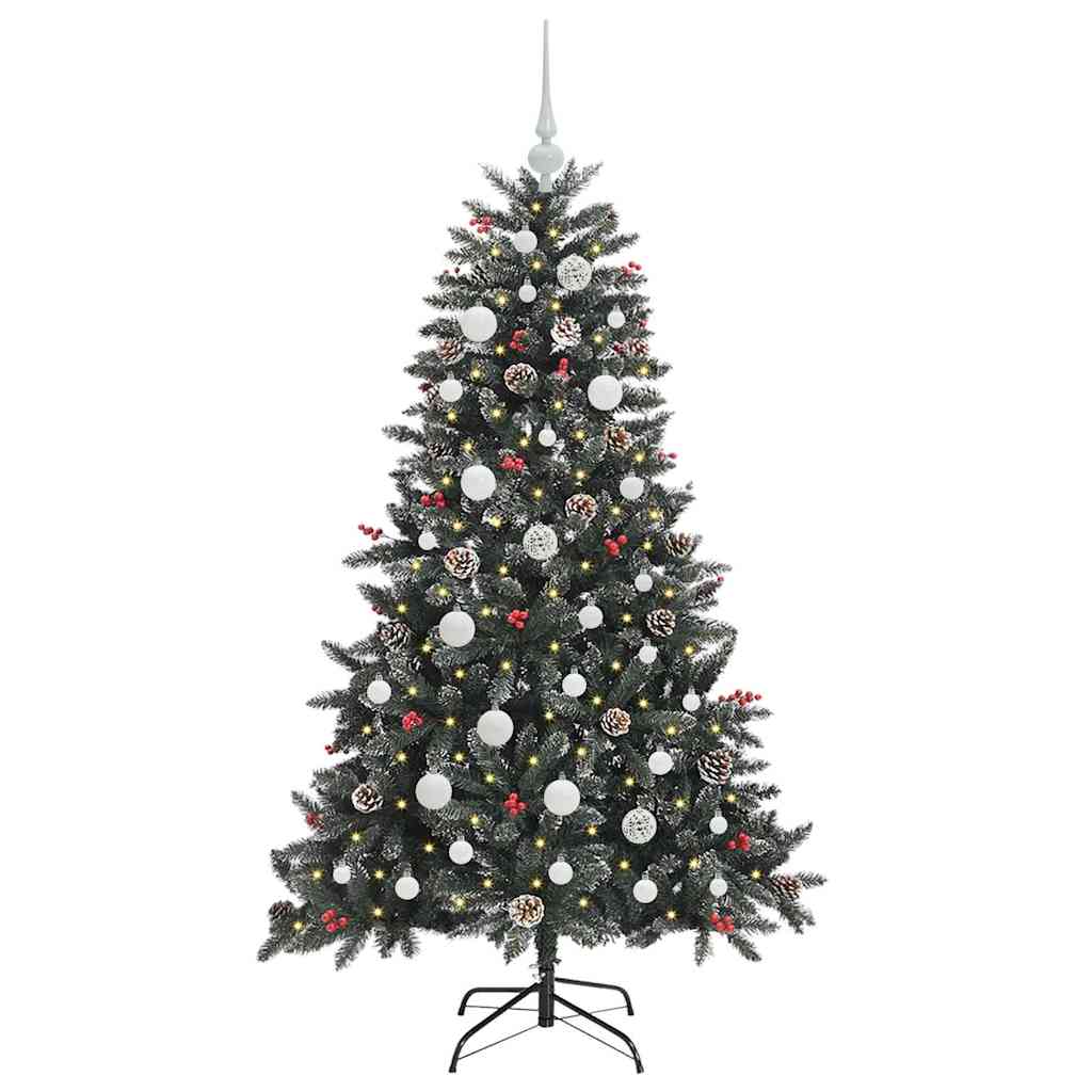 Sapin de Noël artificiel avec 150 LED Vert 68 x 68 x 120 cm - XIOS
