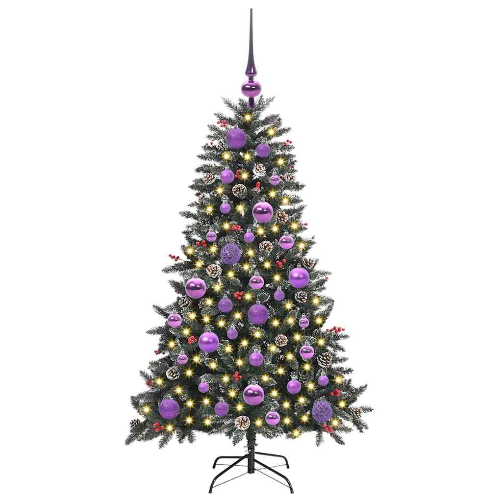 Sapin de Noël artificiel avec 150 LED Vert 68 x 68 x 120 cm - XIOS