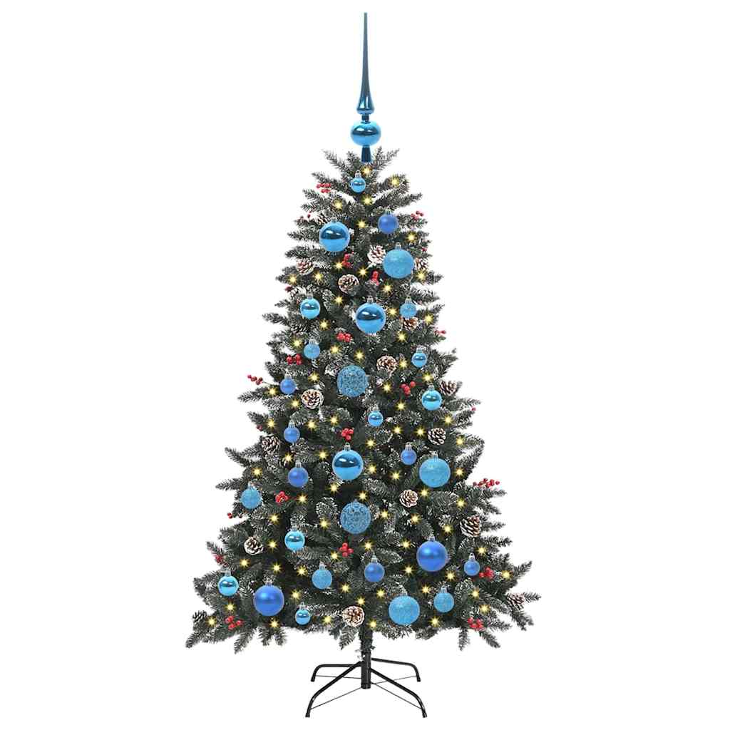 Sapin de Noël artificiel Vert 120 cm PVC, plastique et acier - XIOS