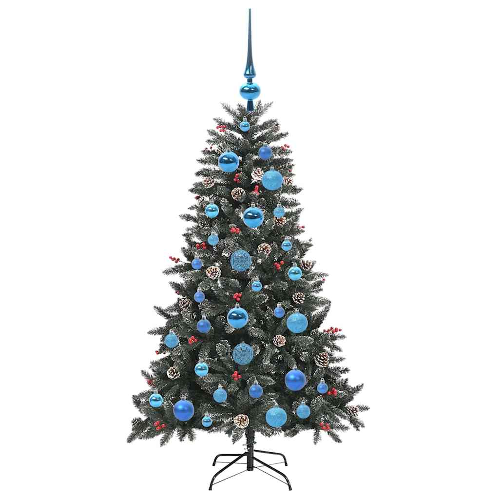 Sapin de Noël artificiel Vert 120 cm PVC, plastique et acier - XIOS