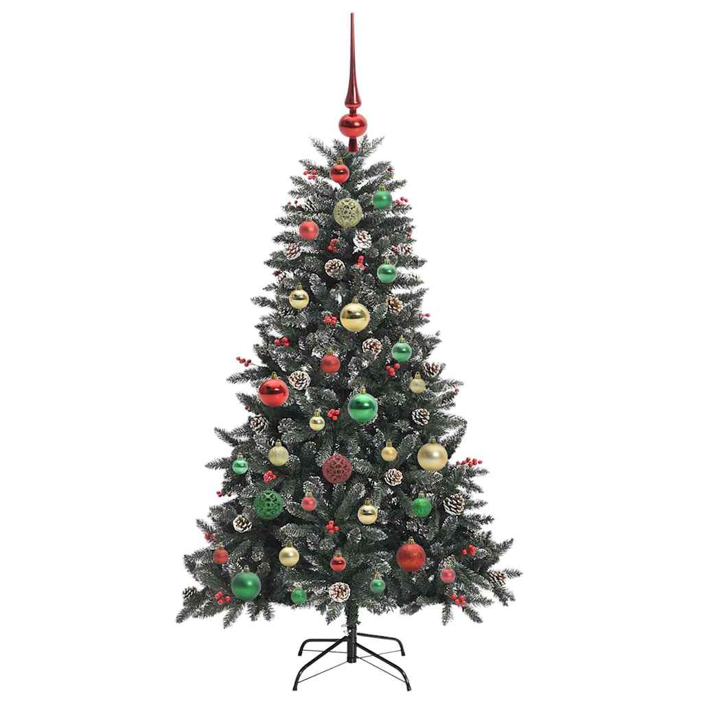 Sapin de Noël artificiel Vert 120 cm PVC, plastique et acier - XIOS